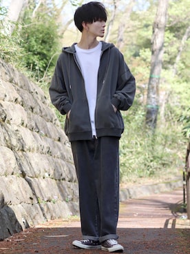 狩野 博文さん（メンズ・178cm）の春コーディネート