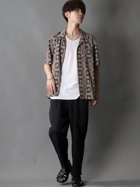 狩野 博文さん(メンズ・178cm)の夏コーディネート