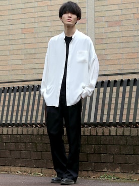 狩野 博文さん(メンズ・178cm)の春コーディネート