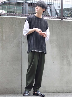 狩野 博文さん(メンズ・178cm)の夏コーディネート