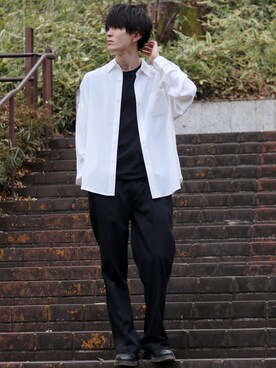 狩野 博文さん(メンズ・178cm)の春コーディネート