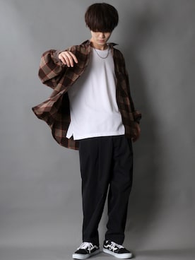 狩野 博文さん(メンズ・178cm)の秋コーディネート