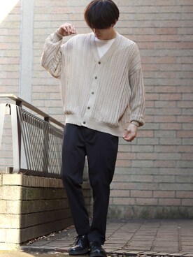 狩野 博文さん(メンズ・178cm)の春コーディネート