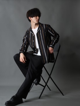 狩野 博文さん（メンズ・178cm）の冬コーディネート