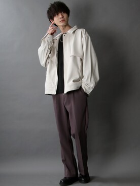 「SITRY（シトリー）のアイテム（ブルゾン）」を使った、狩野 博文さん（メンズ・178cm）の冬コーディネート