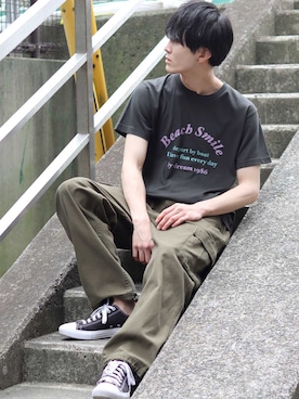 狩野 博文さん(メンズ・178cm)の夏コーディネート