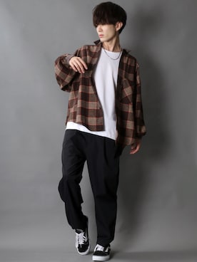 狩野 博文さん(メンズ・178cm)の秋コーディネート