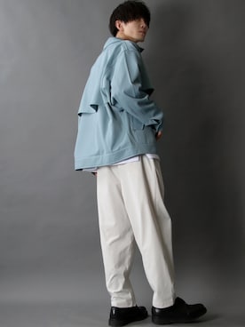 「SITRY（シトリー）のアイテム（ブルゾン）」を使った、狩野 博文さん（メンズ・178cm）の冬コーディネート