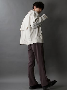「SITRY（シトリー）のアイテム（ブルゾン）」を使った、狩野 博文さん（メンズ・178cm）の冬コーディネート
