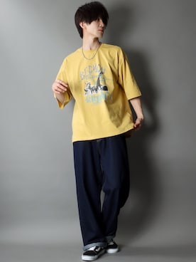 狩野 博文さん(メンズ・178cm)の夏コーディネート