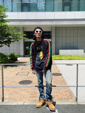石田慎弥さん(メンズ・171cm)の春コーディネート
