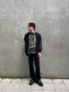 石田慎弥さん（メンズ・171cm）の春コーディネート