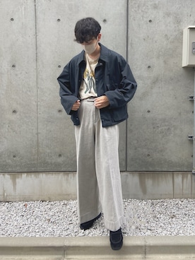 「JOSEPH STUDIO（ジョゼフストゥディオ）のアイテム」を使った、やまださん（メンズ・177cm）の秋コーディネート