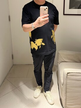 「JUNYA WATANABE MAN（ジュンヤワタナベマン）のアイテム（Tシャツ/カットソー）」を使った、Kel さん（メンズ・165cm）の秋コーディネート