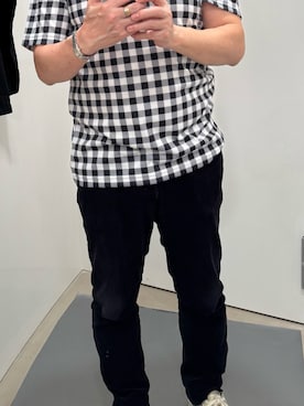 「COMME des GARCONS（コムデギャルソン）のアイテム」を使った、Kel さん（メンズ・165cm）の冬コーディネート