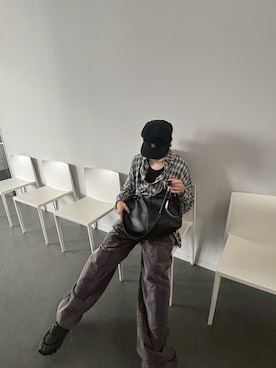 「ESSAY（エッセイ）のアイテム」を使った、悠久さん（メンズ・168cm）の秋コーディネート