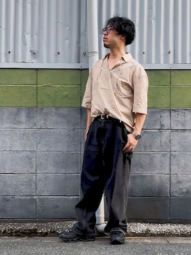 「MIZUNO（ミズノ　）のMIZUNO/ミズノ Wave Prophecy LS スニーカー（スニーカー）」を使った、ケイさん（メンズ・175cm・40代）の夏コーディネート