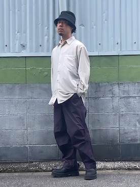 「UNIQLO U」｜ケイさん（メンズ・175cm・40代）の春コーディネート