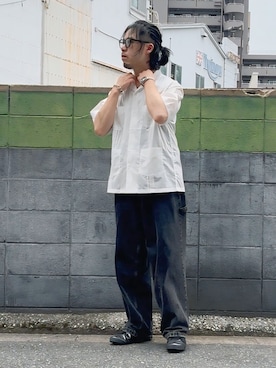「Onitsuka Tiger（オニツカタイガー）のアイテム」を使った、ケイさん（メンズ・175cm）の夏コーディネート