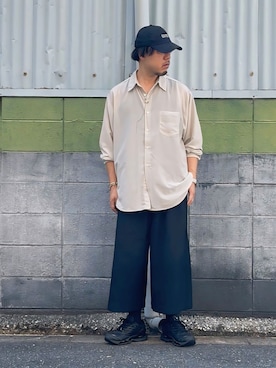 「アイテム（帽子）」を使った、ケイさん（メンズ・175cm・40代）の秋コーディネート