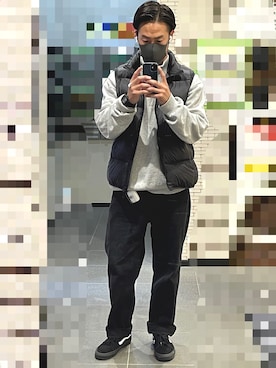「アイテム（ダウンベスト）」を使った、ずみちゃんさん（メンズ・170cm・20代）の秋コーディネート