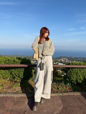 「JEANASIS（ジーナシス）のアイテム（トップス）」を使った、わさん（レディース・160cm）の秋コーディネート