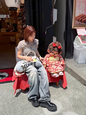 「ACLENT（アクレント）のアイテム」を使った、わちをさん（レディース・160cm）の夏コーディネート