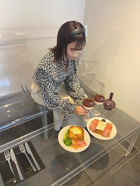 「LOWRYS FARM（ローリーズファーム）のカンドウフィットバレエ　260832（バレエシューズ）」を使った、わさん（レディース・160cm）の春コーディネート