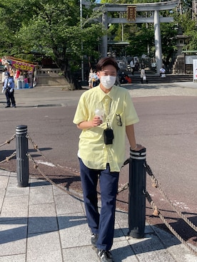 「ARROW（アロー）のアイテム」を使った、ryuseiさん（メンズ・173cm）の春コーディネート