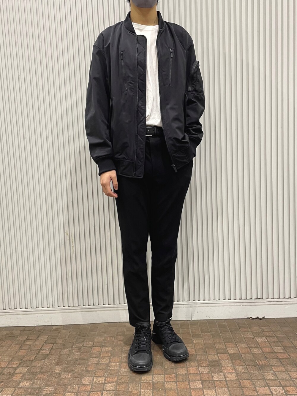 UNIQLOのMA-1を使った「ジルサンダー」のメンズ人気ファッション