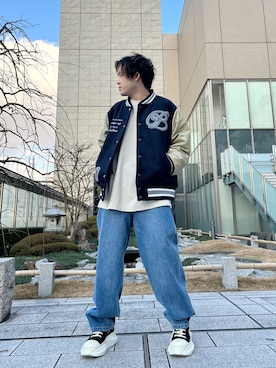 Toshiki Masudaさん（メンズ・170cm）の冬コーディネート