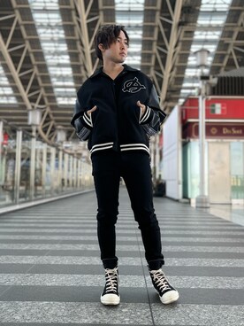 「L.H.P Private Brand（エルエイチピープライベートブランド）のアイテム」を使った、Toshiki Masudaさん（メンズ・170cm）の冬コーディネート