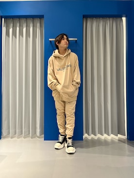 「L.H.P（エルエイチピー）のアイテム（パンツ）」を使った、Toshiki Masudaさん（メンズ・170cm）の冬コーディネート