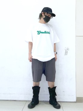 「L.H.P（エルエイチピー）のアイテム（トップス）」を使った、Toshiki Masudaさん（メンズ・170cm）の夏コーディネート