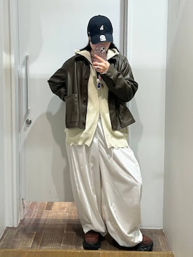 「アイテム（ブルゾン）」を使った、masakiさん（レディース・161cm・20代）の秋コーディネート