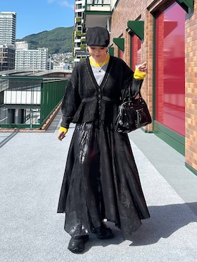 「アイテム（ハンチング/ベレー帽）」を使った、masakiさん（レディース・161cm・20代）の秋コーディネート