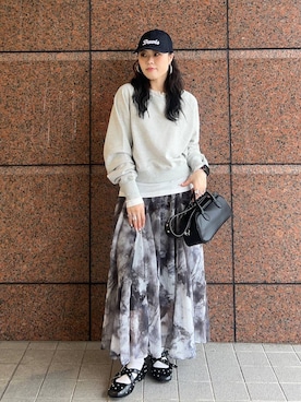 「JEANASIS（ジーナシス）のアイテム」を使った、masakiさん（レディース・161cm）の春コーディネート