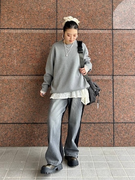 「アイテム（シュシュ）」を使った、masakiさん（レディース・161cm・20代）の冬コーディネート