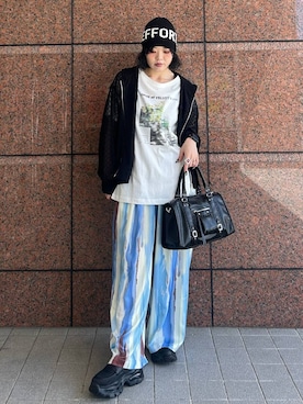 「JEANASIS（ジーナシス）のアイテム（バッグ）」を使った、masakiさん（レディース・161cm）の春コーディネート