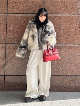 「アイテム（パーカー）」を使った、masakiさん（レディース・161cm・20代）の冬コーディネート