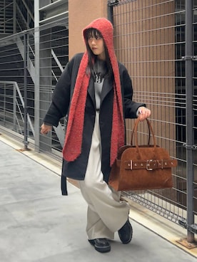 「アイテム（ピーコート）」を使った、masakiさん（レディース・161cm・20代）の秋コーディネート