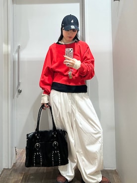 「アイテム（キャップ）」を使った、masakiさん（レディース・161cm・20代）の秋コーディネート