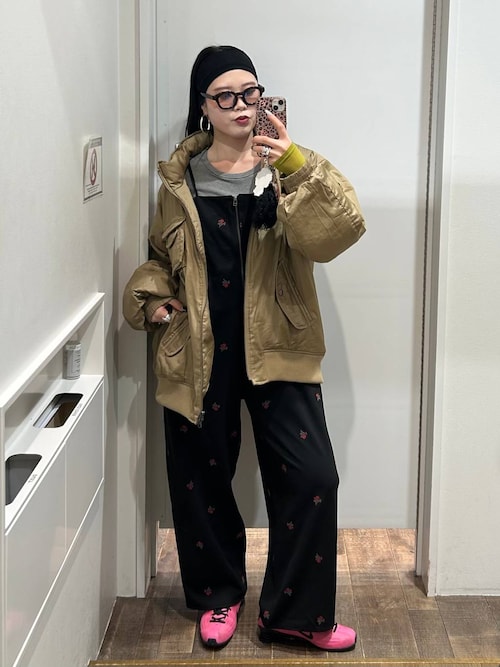 フロントZIPイージーサロペ/634614