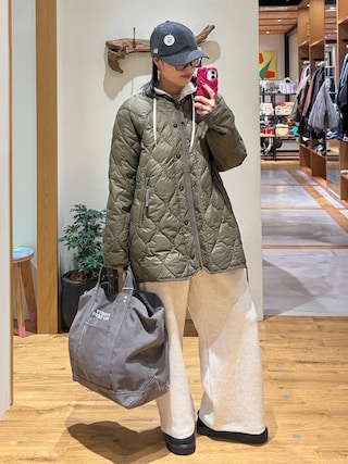 「NEW ERA(ニューエラ)の【HEREIAM】NEW ERA別注/930MELTON(キャップ)」を使った、masakiさん(レディース・161cm)の秋コーディネート