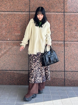 「アイテム（チョーカー）」を使った、masakiさん（レディース・161cm・20代）の冬コーディネート