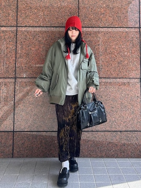 「アイテム（チョーカー）」を使った、masakiさん（レディース・161cm・20代）の冬コーディネート