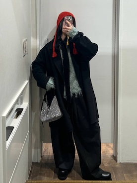 「アイテム（ピーコート）」を使った、masakiさん（レディース・161cm・20代）の冬コーディネート