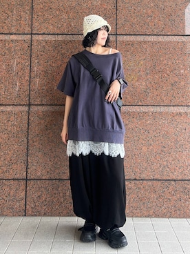 「JEANASIS（ジーナシス）のアイテム（パンツ）」を使った、masakiさん（レディース・161cm）の春コーディネート