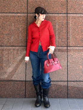 masakiさん（レディース・161cm）の冬コーディネート