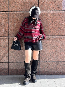 masakiさん（レディース・161cm）の冬コーディネート